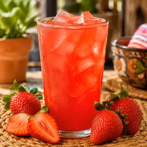 Agua de Fresa